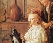 扬 米恩瑟 莫勒纳尔 : Allegory of Vanity, detail